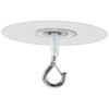 No-Drill Ceiling Hook, Round Seamless Adhesive Hook with Strong Hold for Hanging