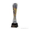 Crystal Base Trophy, Creative, Transparent, Trophy, Lettering, Award, Commemorative Gift, Home Decor, Black