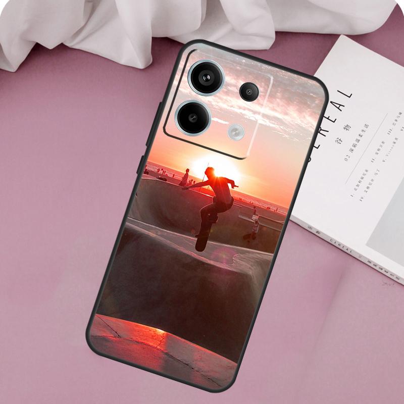 Cool Skate Case For Xiaomi Redmi Note 14 13 12 11 10 9 15 Pro Plus Redmi 14C 10C 12C 13C 15C 15 Cover