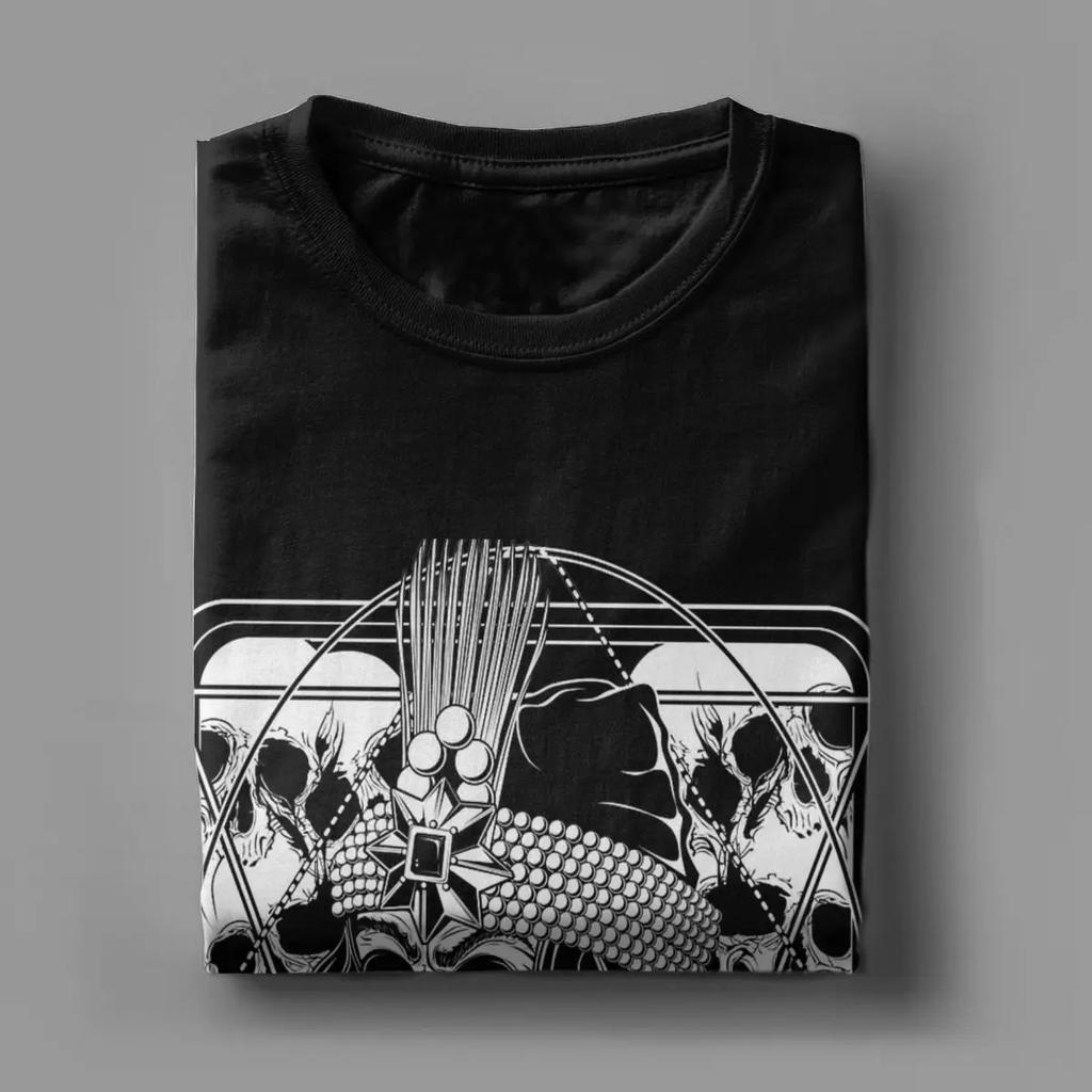 Men's T-Shirt Vlad Dracula A Skull Portrait Casual Pure Cotton Tee Shirt Short Sleeve T Shirts Crewneck Tops Graphic