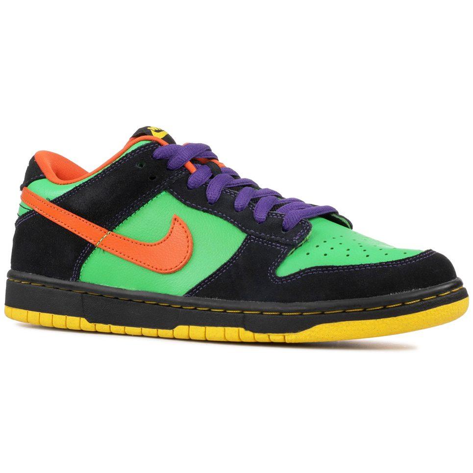 Nike Sb Dunk Low Green Spark Hoop Orange 313170-381