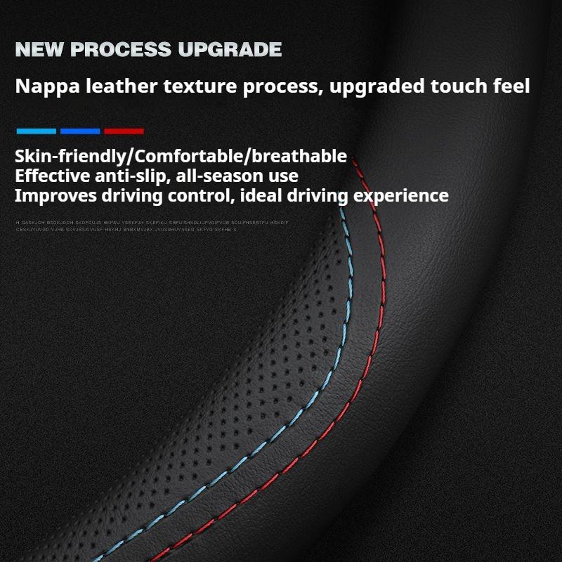 Breathable Car Steering Wheel Cover For Peugeot 206 207 208 301 307 308 406 407 408 508 607 2008 3008 4008 5008 GT RCZ Rifter