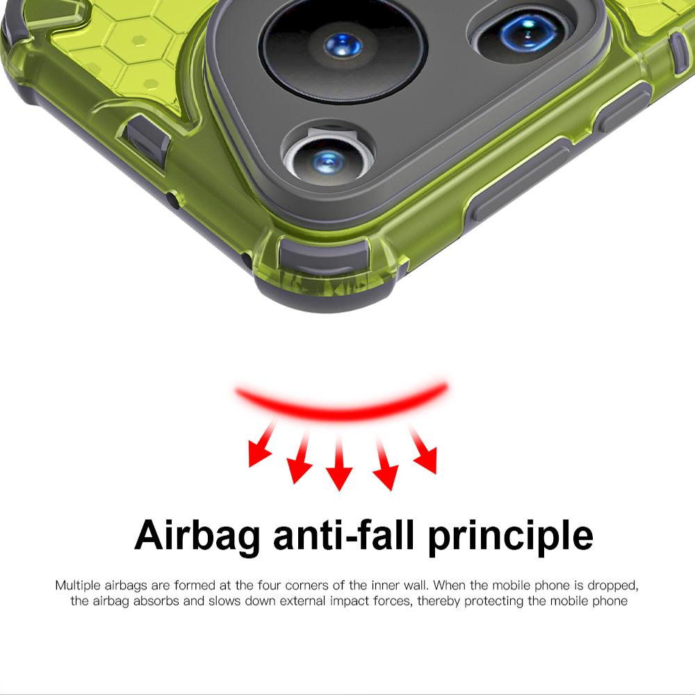 KEYSION Stoßfeste Armor-Hülle für Huawei Pura 70 Ultra P70 Silikon+PC Transparent Wabenförmige Handyhülle für Huawei Pura 70 Pro+