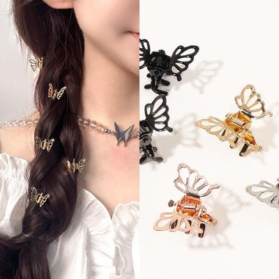 5 teile/satz Kleine Metall Schmetterling Haar Clip Klaue Pony Seite Clip Haar Greifen Mode Mini Haarnadel Haar Zubehör für Frauen mädchen