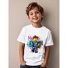 Funny Meme Number 67 Six Seven Print Men's Short Sleeves T-Shirt Loose Casual Summer Outdoor Street Men's and Women's Tees Tops