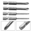 Screwdriver Bits Hex Shank Manual Electric Screwdriver Silver