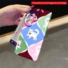 2DFlat Samsung phone case Cute Cat Heart Pattern Phone Case Applicable to Galaxy S22 S23 S24 S25ULTRA S26 A12 A13 A14 A15 A16