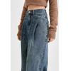 Damen American Retro High Waist Wide Leg Jeans - Frühlings-/Herbstausgabe
