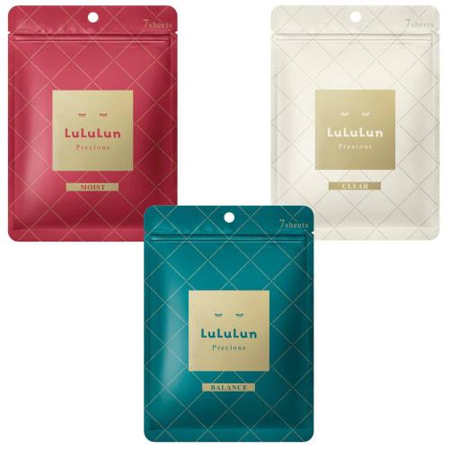 

[Последняя модель 2019 г.] [Эксклюзивно для WEB] Маска для лица Lululun Precious Trial Set Aging Care Green Red White Set of 3 (7 штук каждая) (21 штука)