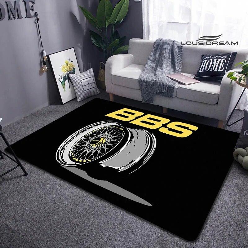 

BBS Racer 3D Printed Carpet Children Play Carpet Fashion Bedroom Living Room Decorative Carpet Carpet for Living Room Bedroom Gift Home Decoration