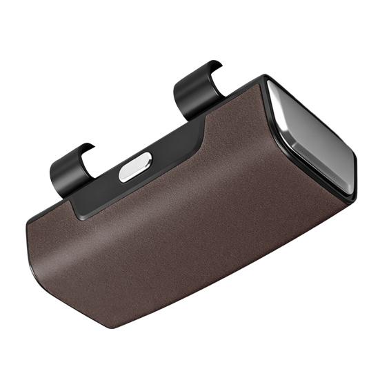 Auto Opbergdoos voor Zonneklep Schokbestendige Beschermende Brillenhoes met Zachte Velours Voering Magnetische Sluiting Grote Capaciteit Organizer voor Kaarten Sleutels
