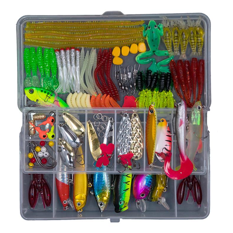 

Класичний набір приманок: Прісноводні та Морські Приманки - Блешня на Язя, М які Приманки, Thunder Frog, Воблери-Міноу