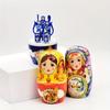 7 Russian Nesting Doll Manicure Kit Portable Stainless Steel Nail Care Kit with Scissors Scissors and Grooming Tools In A Decorative Travel Case