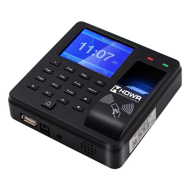 Time and Attendance Recorder with Card and RFID Keyfob, Entry and Exit Time Reader Hdwr Ctr10