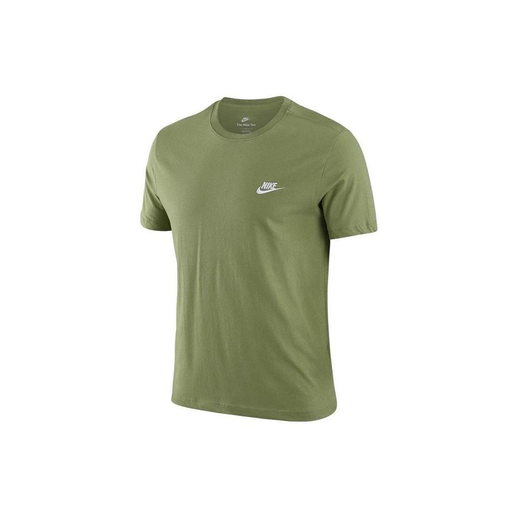 Nike T-shirt da uomo Verde Girocollo Vestibilità dritta moderata AR4999-334
