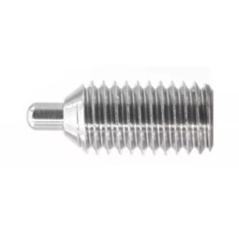 Stainless Steel 304 Spring Plunger, Telescopic Pin Ball Detent, M3-M12 Grub Screw with Cylindrical Head