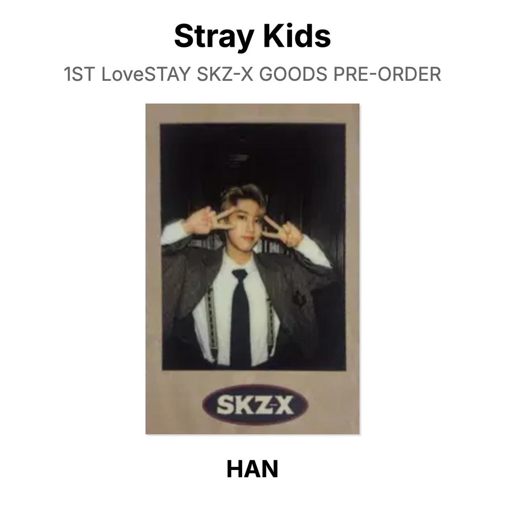 Stray Kids 1ST LoveSTAY SKZ-X GOODS PRE-ORDER Official Photocard