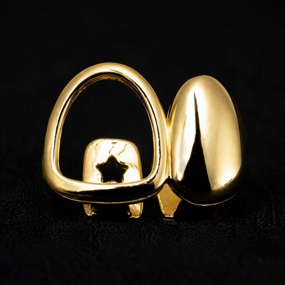 Geometric Hollow Out Teeth Grillz Unique Temporary Teeth Grills Open Face Tooth Caps  Halloween