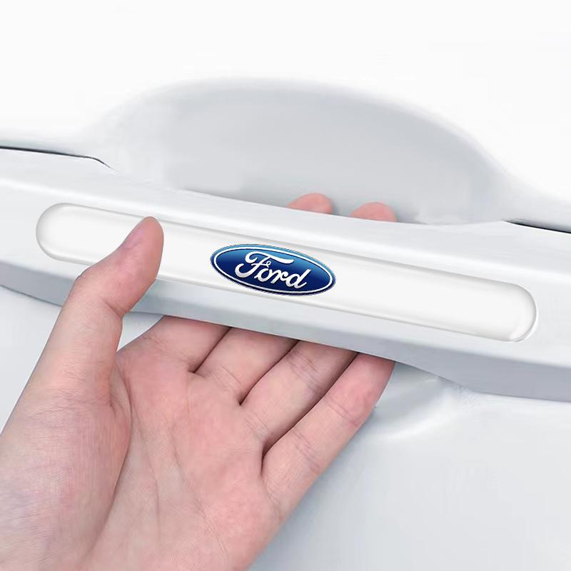 4KS Průhledný chránič proti kolizi dveří auta Nárazníková lišta Nálepka Pro Ford Focus Mk2 Party Mk3 Ranger Mondeo Mk4 Fiest Příslušenství k autu