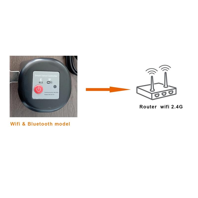 ABBY-Tuya Wifi Smart Manipulator Valve Controller For Water Gas Auto Shut On Off Support Alexa Home Smartlife NONE