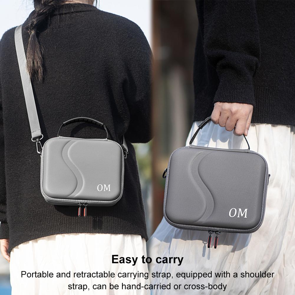 For DJI Osmo Mobile 7/7 Pro Carrying Case Portable Storage Bag with Secure Compartments Shoulder Bag Handheld Gimbal Accessories
