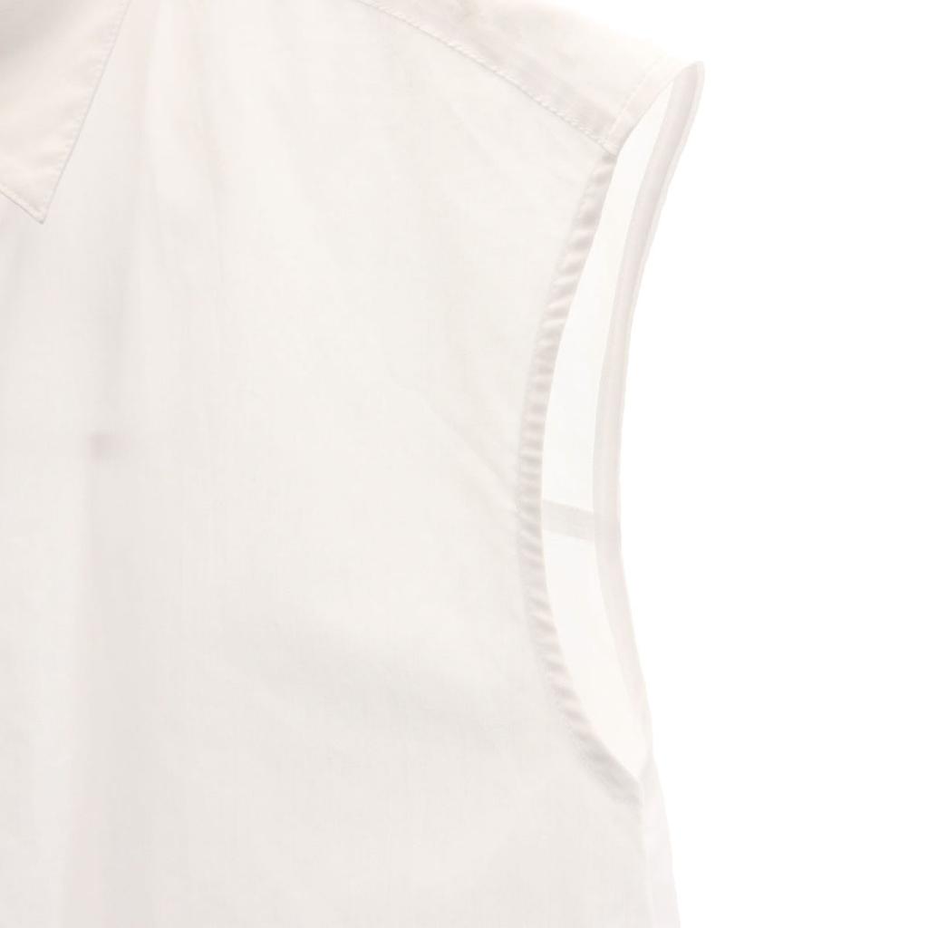 Mila Owen No Sleeve Shirt White Women Used