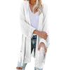 Damen-Strickjacke, locker, einfarbig, langärmelig, lässig, gestrickt, Oberbekleidung