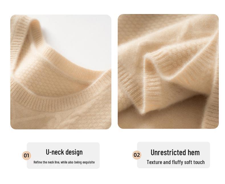 Women's Pure Cashmere Seven-Needle Loose Knit Vest