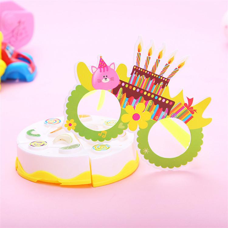 Birthday Paper Glasses Party Scene Decoration Supplies