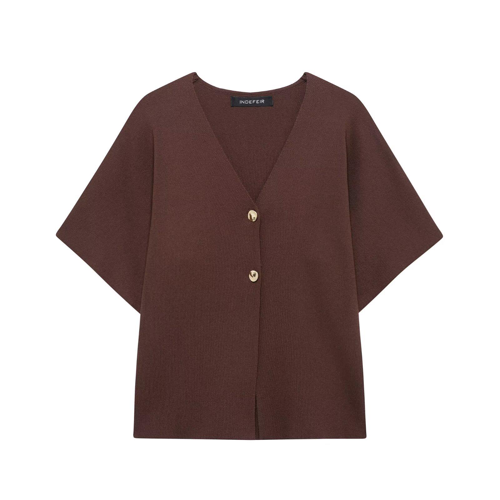 

Женская спортивная трикотажная куртка с V-образным вырезом в европейском и американском стиле, осень 2024 Large