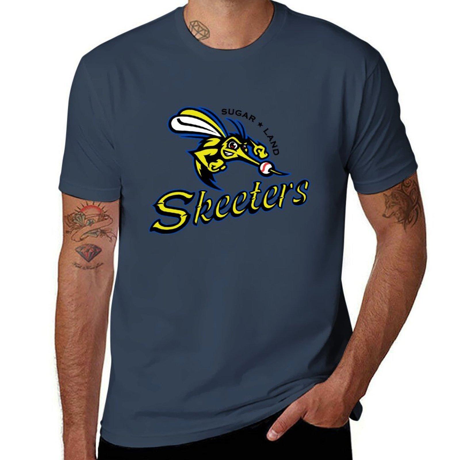 Sugar Land Skeeters Logo Tshirt Plus Size Summer Short Sleeve Tshirt S
