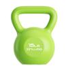Kettlebell Weights Strength Training Wide Handle Kettlebell with Palm Guard Wrist Guard for Men Women 15lb   6.8kg Green