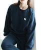 WHEN YOU MOVE Signature Symbol Logo Sweatshirt Navy