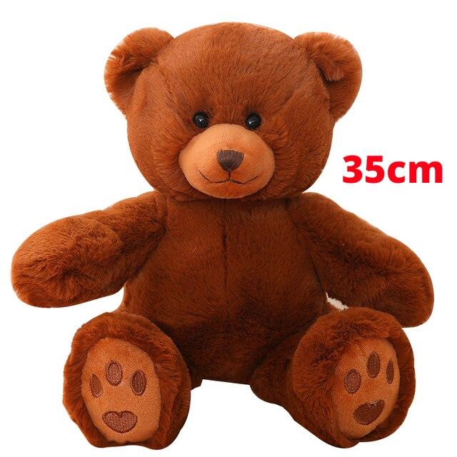 25/35 cm Kawaii Teddybär Plüsch Kissen Spielzeug Schöne Schleife - Knoten Bären Spielzeug Gefüllte Weiche Tier Puppen Kinder Mädchen Weihnachten Valentinstag Geschenk
