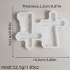Cross Little Boy And Girl Prayer Candle Plug Silicone Mold Diy Gypsum Candlestick Base Decorative Ornament Resin Mold Handicraft