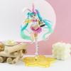 Hatsune Miku Figure Rabbit Ears Spring Ver. Pink Pvc Ornament Gift Collectible 23cm