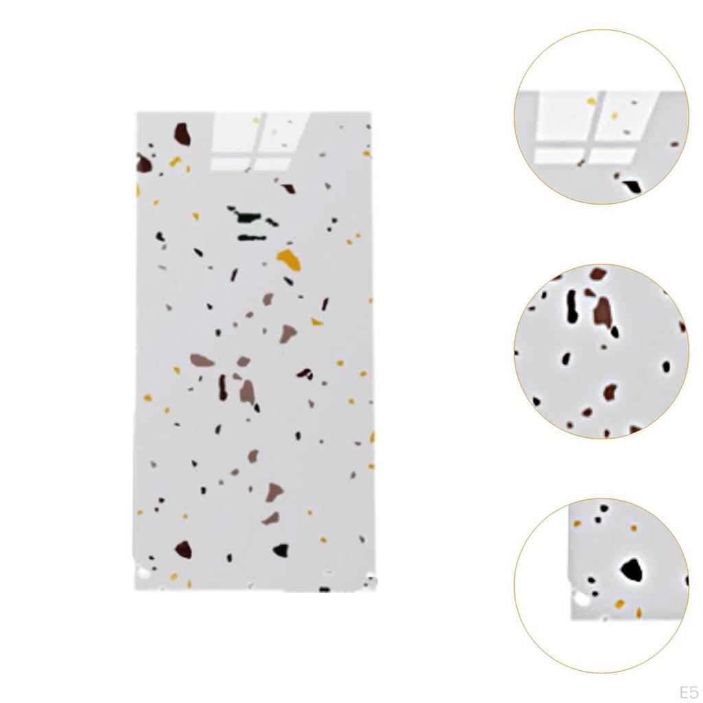 Elegant Marble Effect Tile Sticker for Kitchen And Bathroom Decor