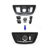 Interior Car Headlight Switch Rotary Knob Light Control Cover Panel Front Rear Foglight Button For BMW G30 G31 G38 F90 G32