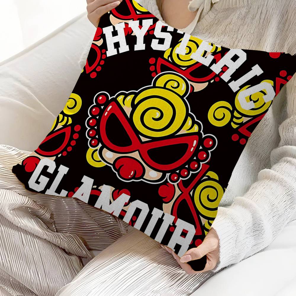 

Japan Fashion HHysteric MMini Cushion Cover Polyester Sofa Cushions Decorative Throw Pillows Home Decoration Pillowcover 30x30 cm