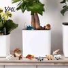 Fun Desktop Play Things 21PCS 3D Printed Articulated Animal Figurines Set, Mini Flexible Joints Figures, Toys Realistic Ornament, Fidget Stress Relief