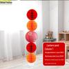 Mid-Autumn Festival Honeycomb Ball Pillar for National Day Mall Decor