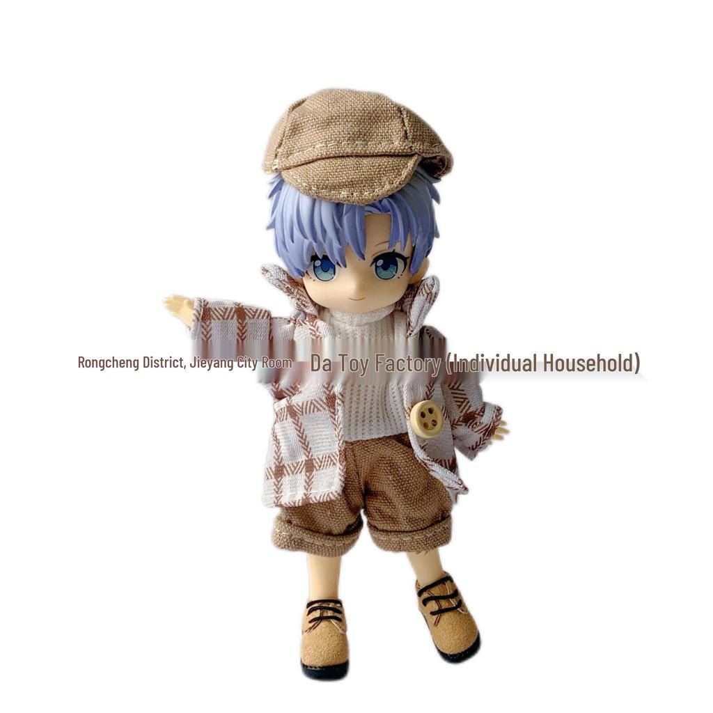 16cm Doll Clothes Set: OB11 Beast Cub Skirt & 12-Point BJD Dress-Up