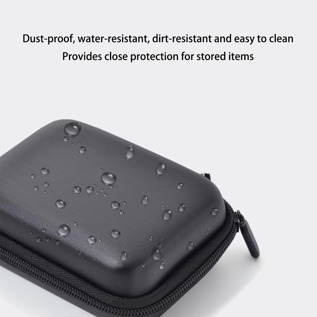 Portable Camera Protective Case Featuring Internal Mesh Pockets and Handle Straps Waterproof EVA Shell Pouch Holder