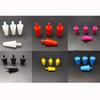 60Pcs Random Color High Temp Masking  Powder Coating Silicone Cone Assortment Kit 7 Different Sizes Car Accessories Interiors