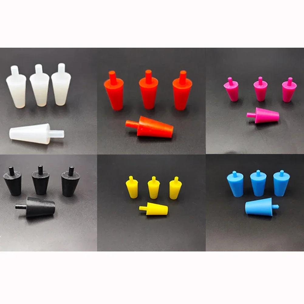 60Pcs Random Color High Temp Masking Powder Coating Silicone Cone Assortment Kit 7 Different Sizes Car Accessories Interiors