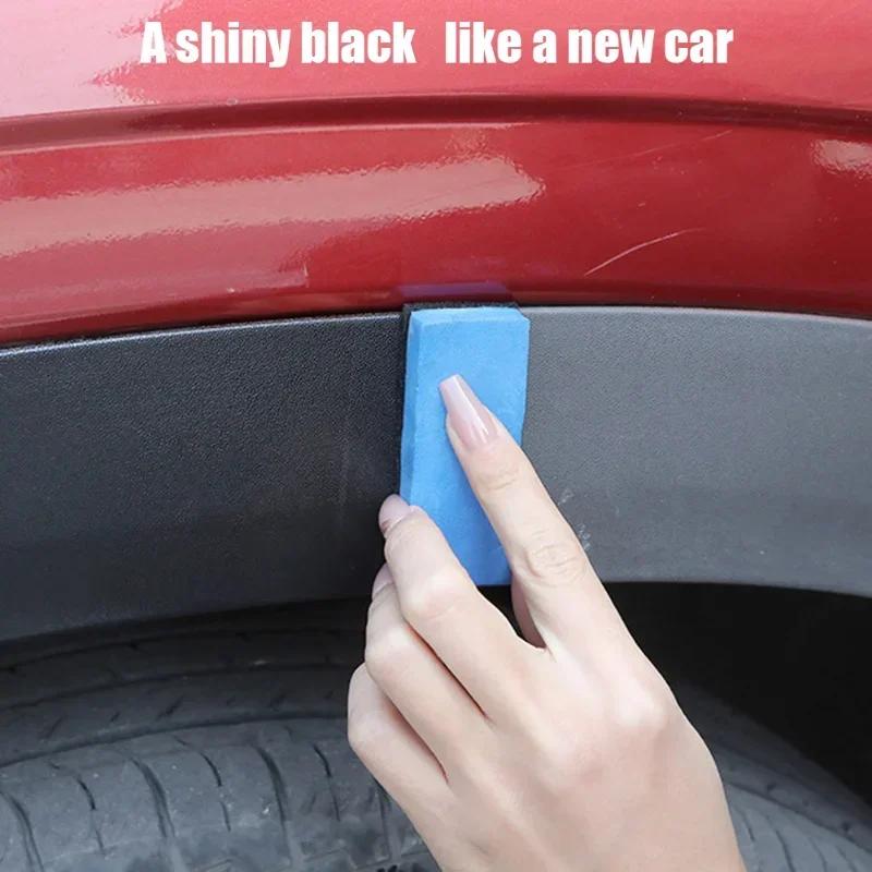YC19 Plastový renovátor do auta Back To Black Lesk Auto Interiér Kůže & Panel Obnova Vosk Nátěrový Prostředek Auto Leštidlo a Oprava Coa
