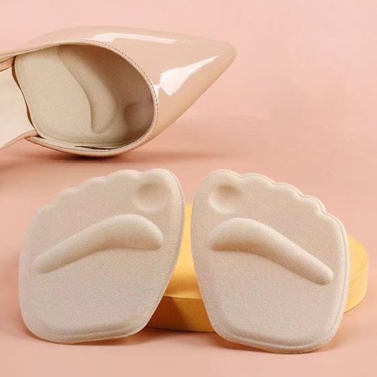 3/5 Pairs Foot Cushions for High Heels Gel Metatarsal Pads with Non-Slip Grip Pain Relief Inserts for Dress Shoes Pumps Sweat-Absorbent Foam Inserts