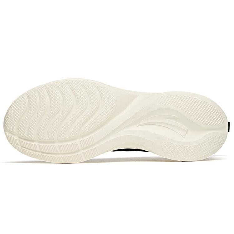 New Anta Hydrogen Run Cushioning, Slip Resistant, And Abrasion Resistant Low Top Running Shoes Women's Black White 122125570-1