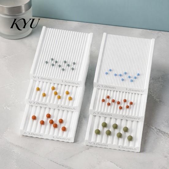 Polymer Clay Roller Mold 6Pcs Bead Maker Tools, 1/1.5/2/2.5/3/3.5MM Roller, DIY Crafts Accessories Mini Sphere Shaper Tool for Jewelry Making