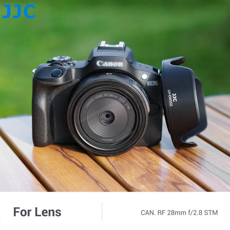 JJC Lens Hood Protector For Canon RF 28mm f/2.8 STM Lens Camera Lens Accessories Replace Canon EW-55